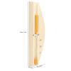 CUOFYUNL Sauna Hourglass 15Minutes Sauna Room Sand Clock Glass Timer WallMounted Wooden Hourglass view 3