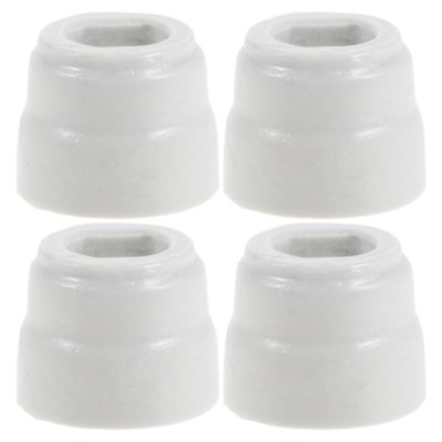 IWOWHERO 4pcs Silicone Leakproof Seal Waterproof Caps Compatible with Philips HX6 Series - Electric Toothbrush Head Maintenance Repair Gasket