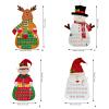 Oxxggkao Festival Christmas Tree Countdowns Calendar Elegant Wall Mounted Christmas Tree Calendar for Holiday Decors Door Hanging view 4