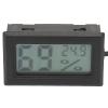 Yctze Square Digital Temperature Humidity Thermometer Hygrometer with 1.5m Probe Line - Accurate Readings in Black (Black) view 1