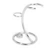 Cryfokt Stainless Steel Modern Safety Barber Straight Blade Barber Straight Blade Razor Stand Fast Drying Hygienic for Shavers Bathroom Organizer (Silver) view 3