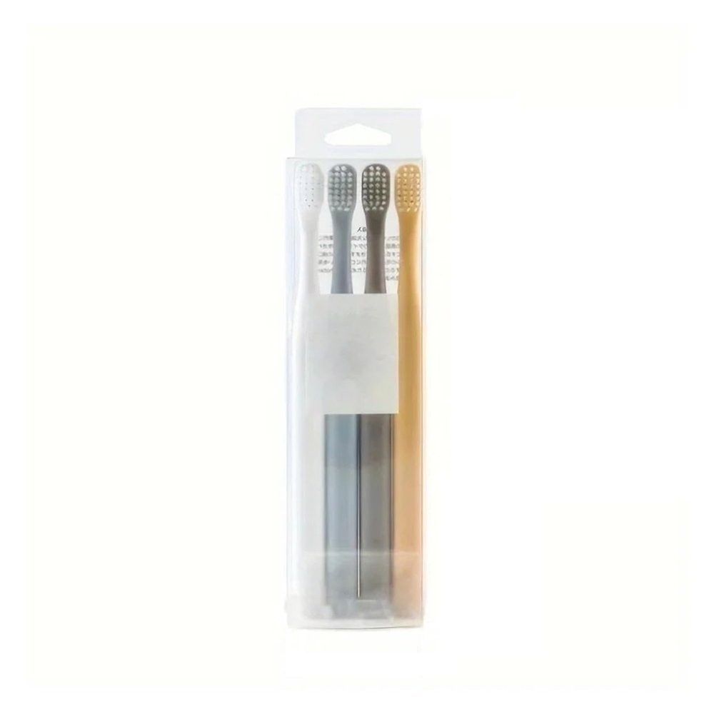 4pcs/Box Toothbrush Soft Bristle Adult Small-Headed Household Manual