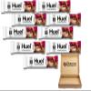 Huuel Complete Nutrition Bar, 55g Bars, High Protein Bar, Plant-Based Protein Bars, Low Sugar, High Fibre, High-Protein Snack with Vegan Choc (9 Bars, Dark Chocolate Raspberry) view 1