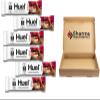 Huuel Complete Nutrition Bar, 55g Bars, High Protein Bar, Plant-Based Protein Bars, Low Sugar, High Fibre, High-Protein Snack with Vegan Choc (6 Bars, Dark Chocolate Raspberry)