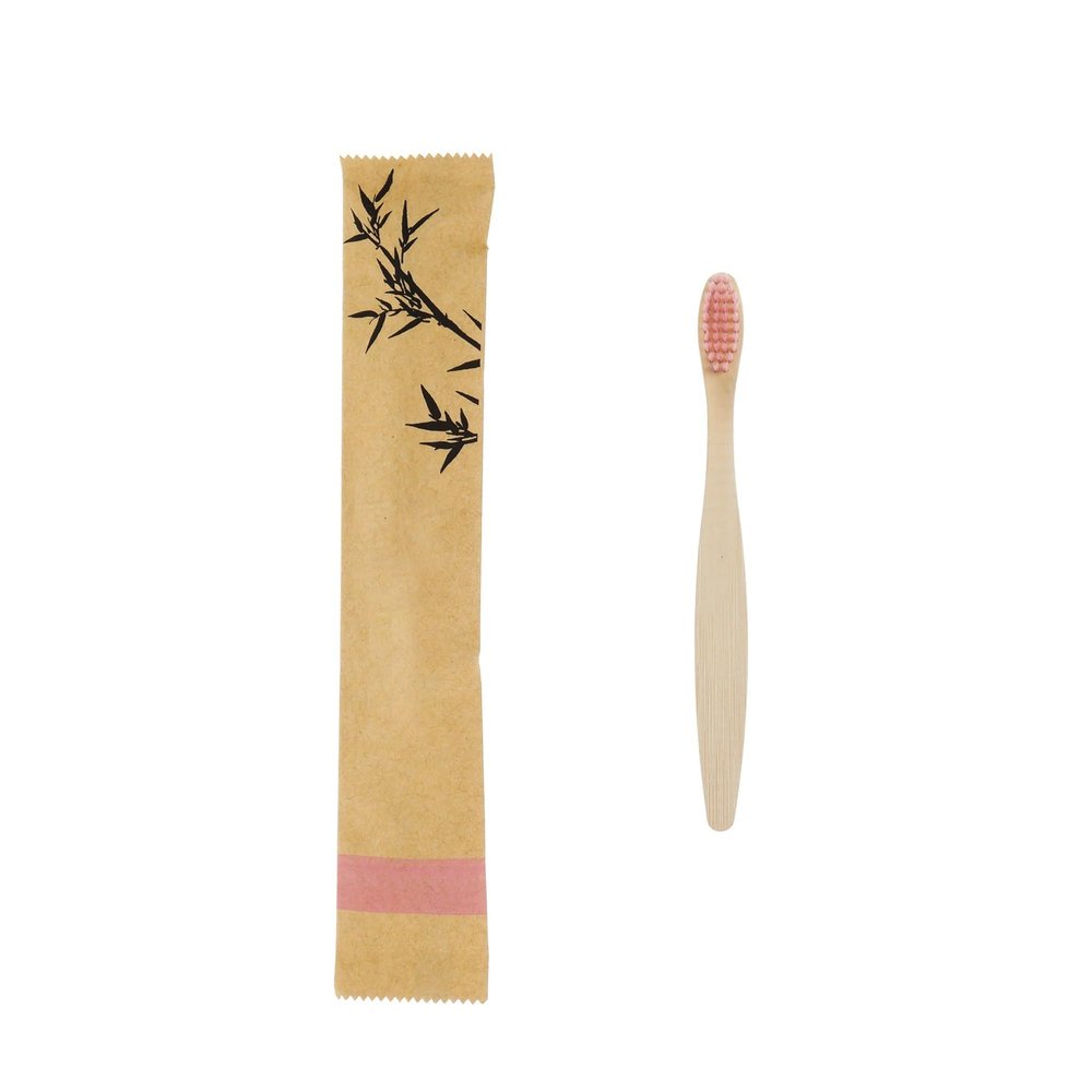 100Pcs Colorful Toothbrush Soft Bristle Charcoal Teeth Whitening Dental Oral Care(100Pcs Pink)