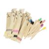 100Pcs Colorful Toothbrush Soft Bristle Charcoal Teeth Whitening Dental Oral Care(100Pcs Pink) view 3