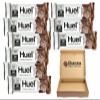 Huuel Complete Nutrition Bar, 55g Bars, High Protein Bar, Plant-Based Protein Bars, Low Sugar, High Fibre, High-Protein Snack with Vegan Choc (9 Bars, Fudge Brownie) view 1