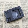 Yctze 10X 28mm Zinc Alloy Folding Magnifier with Scale - Compact Optical Tool for Textiles & Currency view 2