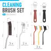 10Pcs Crevice Cleaning Brush Set, Hard Bristle brush Grout Cleaning Brushes - Multi-Purpose Narrow Scrub Brush Kit for Bathroom Tile, Kitchen Sink, Cup, Teapot, Blender & Tight Spac view 2