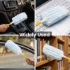 M.J COMFY-LIFE Fluffy Duster with Long and Short Handle Disposable Dust Magnet Electrostatic Mop Head for Home Office Desk Blinds Ceiling Fans Car (30Pcs 180 Fluffy Duster Set) view 4