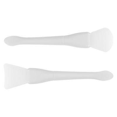Amosfun 2pcs Seal Wax Stamp Scraper Small Silicone Spatula Portable Removable Residual Wax Particles White for On-the-go Crafting