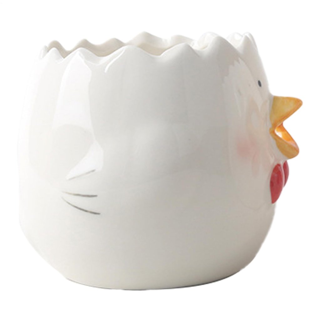 Yolks Extractor - Free Cooking Preparation, Quirky Cartoon, 100 ml Volume + Ergonomic Grip, Heat Treated Porcelain China - for Cake Decorating & Omelette Cooking