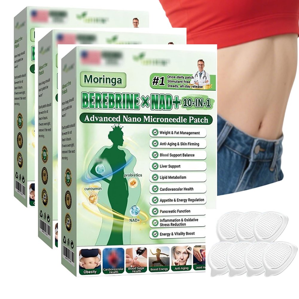 10-in-1 Patches Natural Ingredients Patches for Men and Women (2 boxes) (C)