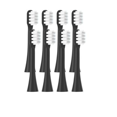20PCS Replacement Toothbrush HeadsCompatible for SOOCAS X3S/X3U/X5 Electric Tooth Brush Soft Bristle Nozzles(20 Black Soft)