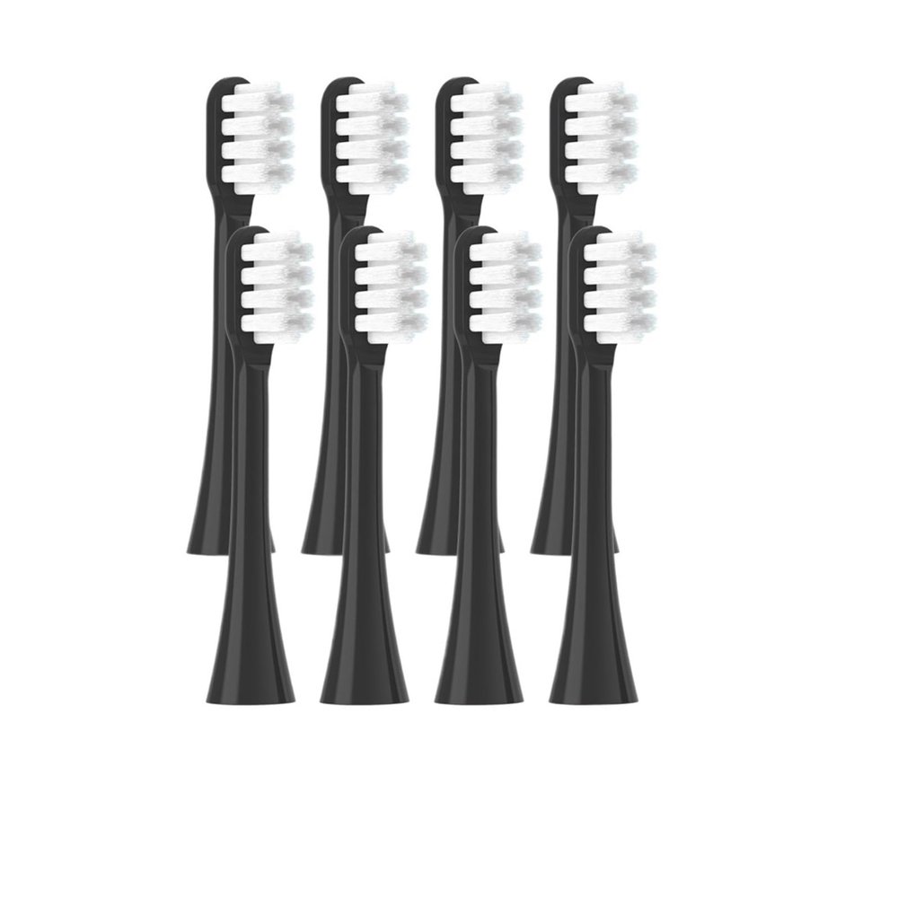 20PCS Replacement Toothbrush HeadsCompatible for SOOCAS X3S/X3U/X5 Electric Tooth Brush Soft Bristle Nozzles(20 Black Soft)