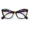 2026 New Vintage Y2K Cat-Eye Glasses, Pink & Clear Stylish Eyewear with Ultra-Light PC Frame, Trendy Designer Accessories (E) view 1