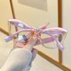 2026 New Vintage Y2K Cat-Eye Glasses, Pink & Clear Stylish Eyewear with Ultra-Light PC Frame, Trendy Designer Accessories (A) view 2