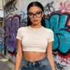 2026 New Vintage Y2K Cat-Eye Glasses, Pink & Clear Stylish Eyewear with Ultra-Light PC Frame, Trendy Designer Accessories (A) view 4