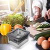 Uikdjgu Efficient Tofu with 3-Layer Draining System - Built-in Drainage, Dishwasher Safe, Ideal for Kitchen Cooking view 3