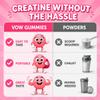 Vow Nutrition Creatine Gummies, 60 Gummys, Watermelon, Creatine Monohydrate 3000mg (Watermelon) view 4