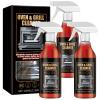 100ML Oven and Grill Cleaning Spray, 60 Seconds by Oven Cleaner Heavy Duty Spray, for Baked-On Food & Burnt Grease, Oven Cleaner for Microwave, Air Fryer, Cookers, Ovens,Racks & Trays (3PCS) view 1