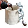 Pink Bow Coffee Mug Cute Charming Pink Ribbon Bow Handle Coffee Mug view 1