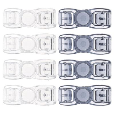 Beaupretty 8pcs Swim Goggles Buckle Quick-release Plastic Clip Replacement Snap Design Secure Buckle Structure Prevents Goggles Falling off Assorted Color for DIY Adjustments Pool Use
