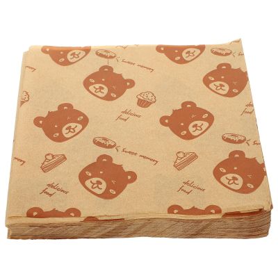 Abaodam Greaseproof Food Wrapping Paper 20X20Cm Sandwich Paper 500 Sheets Pack for Cakes and Family Gatherings