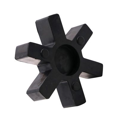 Rubber L-Jaw Coupling Pad, Universal L99/L100 Solid Design with Durable Grip and Compact Build, Practical Machinery Setup for Motor, Pump, Compressor, Transmission