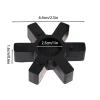 Rubber L-Jaw Coupling Pad, Universal L99/L100 Solid Design with Durable Grip and Compact Build, Practical Machinery Setup for Motor, Pump, Compressor, Transmission view 2
