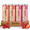 Satchmo Caribbean Rum Cocktail combo Strawberry Daiquiri and Raspberry Mojito, 12% ABV, Ready to Drink, 250ml, 4 Pack (4 x 250 ML -12% ABV) view 1