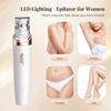 2-in-1 Epilator for Women, Facial Hair Remover for Women,Face Epilator & Body Shaver, Painless Hair Removal Device for Ladies, Shavers for Face, Bikini Area, Lip, Chin, Leg, Arms (Rose) view 3