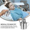 KOMBIUDA Stainless Steel Eyewash Pot Eye Flushing Tools with Handle Singing Spout Beautiful Appearance Three-Dimensional Design Quick to Use Easy to Carry for Cleaning Eyes and Random Color view 3