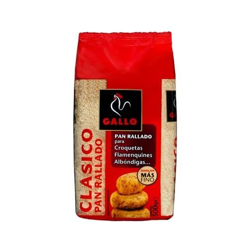 Breadcrumbs Gallo 500g Vegetal Bread Crumbs for Cooking & Coating | Crispy Texture for Frying and Baking Pack of 5