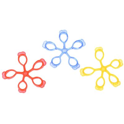 BELLIFFY Silicone Finger Force Tension Exerciser Unique Ergonomic Design 3pcs for Hand Strengthening and Increasing Finger Speed Portable Tension Trainer for Guitar and Piano Auxiliary