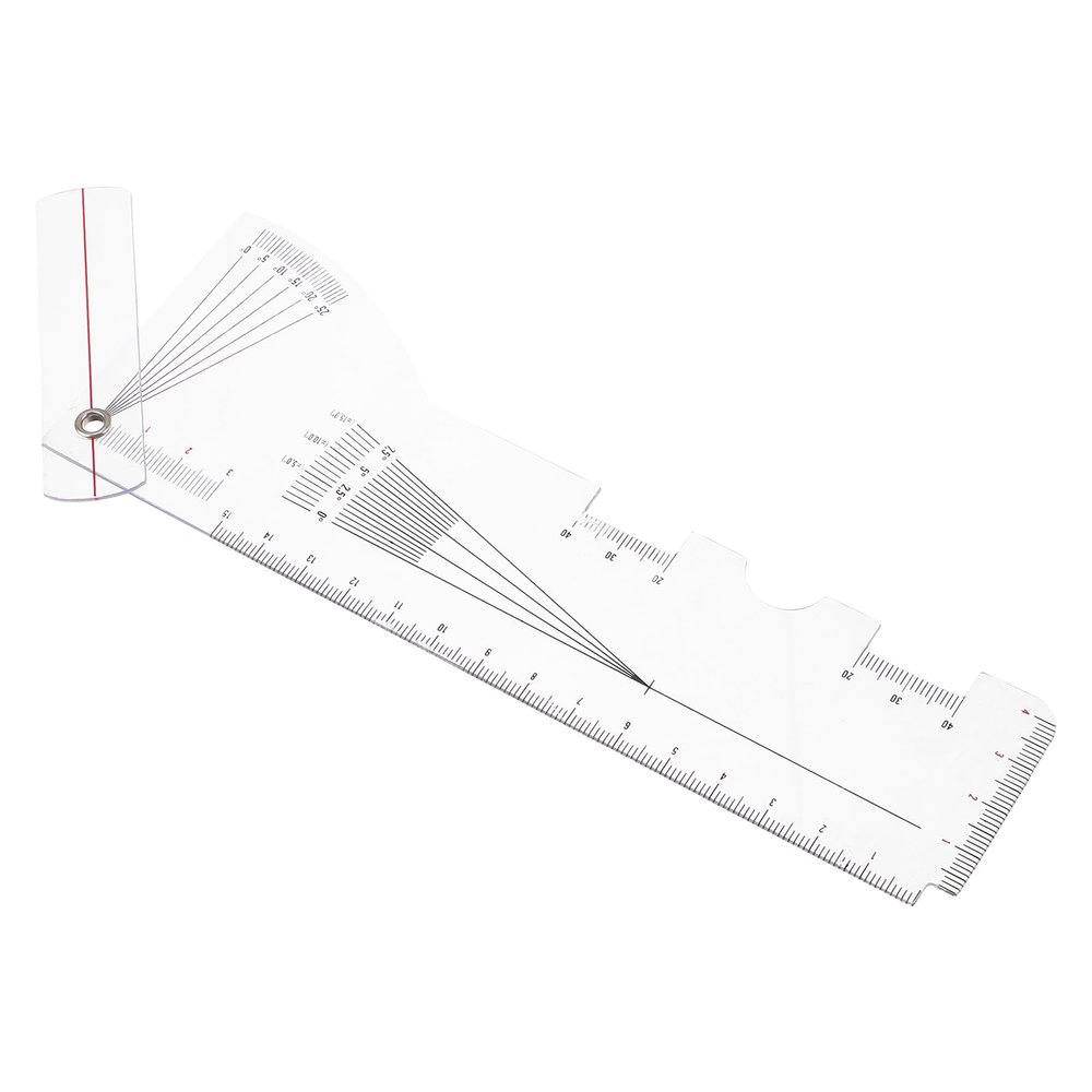 BESPORTBLE Optician Measurement Tool Pupil Distance Meter Lightweight Portable Plastic Pd Measurement Device for Home and Clinics Use Suitable for Optometrists and Beginners