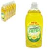 Morning Fresh Lemon Washing Up Liquid, 675ml, 6 Pack, Powerful Grease Cutting with Sparklex view 1
