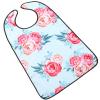 MAGICLULU Waterproof Reusable Adult Bibs with Sticky Strap for Women Protective Cloth for Elderly Dining view 1