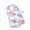 MAGICLULU Waterproof Reusable Adult Bibs with Sticky Strap for Women Protective Cloth for Elderly Dining view 2