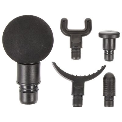 Ciieeo 5-Piece Percussion Massager Attachments Kit - Universal Replacement Heads for Handheld Devices | Targeted Muscle Recovery Tools with Dual-Prong Shape for Home and Gym