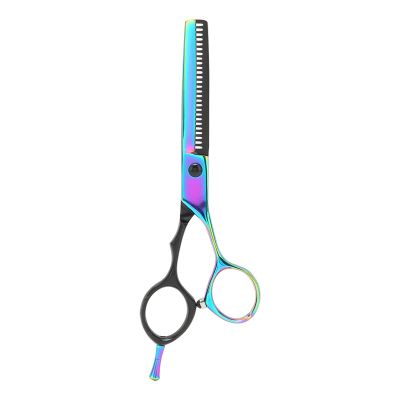 Professional Stainless Steel Beard Scissors, Haircut Scissors for Salon and Home Use, Sharp Hairdressing Scissors with Ergonomic Handle for Precise Trimming and Styling (Thinning Scissor)