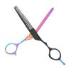Professional Stainless Steel Beard Scissors, Haircut Scissors for Salon and Home Use, Sharp Hairdressing Scissors with Ergonomic Handle for Precise Trimming and Styling (Thinning Scissor) view 2