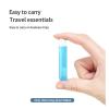 Mini Foldable Travel Toothbrush Portable Adult Dental Brush with Transparent Candy Colors(1PC Black) view 4
