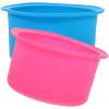 Ciieeo Wax Melting Bowls Easy to Demould Silicone Heat-resistant for 2pcs Wax Heater Accessory Inner Pot Suitable for Salon and Home Use view 1