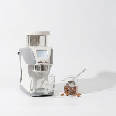 Milky Plant Plus Plant Milk Maker Machine Hot and Cold Fresh Oat Almond Soy Milk in 3 Minutes No Soaking Required Self-Cleaning 1 Litre Hot and Cold (Milky White)