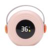 Eminchu Baby Bath Thermometer, Water Proof LED Digital Thermometer with Speaker Shape and Temperature Alert, for Infant Toddler Bathtub Swimming Pool (Light Pink) view 1