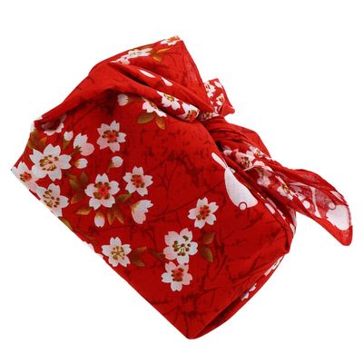 NUSITOU Bento Wrapping Cloth Bento Lunch Bandana Cover 17.7x17.7inch Untwisted Yarn Soft and Comfortable Machine Washable Japanese Design Decorative Packing Cloth for Home Festival Party
