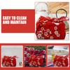 NUSITOU Bento Wrapping Cloth Bento Lunch Bandana Cover 17.7x17.7inch Untwisted Yarn Soft and Comfortable Machine Washable Japanese Design Decorative Packing Cloth for Home Festival Party view 3