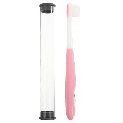 VILLCASE Lovely Manual Toothbrush for Children with Non-Slip Handle and Supple Bristles, Soft Bristle Teeth Brush for Kids Aged 2-12, Comfortable Oral Care Tool with Bucket for Home Use