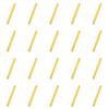 Children Reusable Acrylic Ice Cream Sticks 20pcs Golden DIY view 1